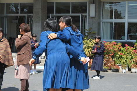 合格発表 合格者集合 鹿児島県立加治木高等学校ブログ